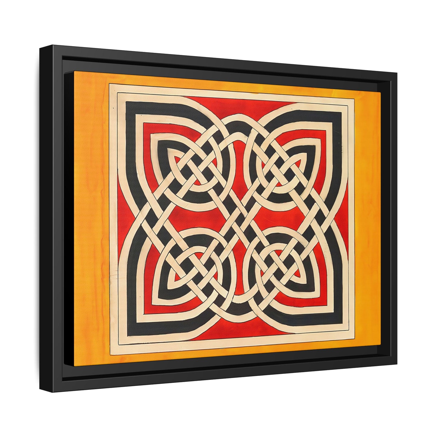 Celtic Ornament (ca 1900) by Elizabeth A. Nedwill / Toile encadrée sur caisse américaine