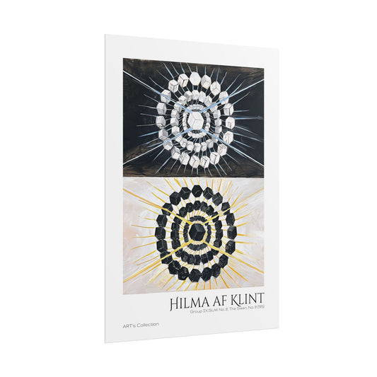 Group IX,SUW No. 8, The Swan (1915) by Hilma af Klint / Affiche imprimée - Série ART's Collection
