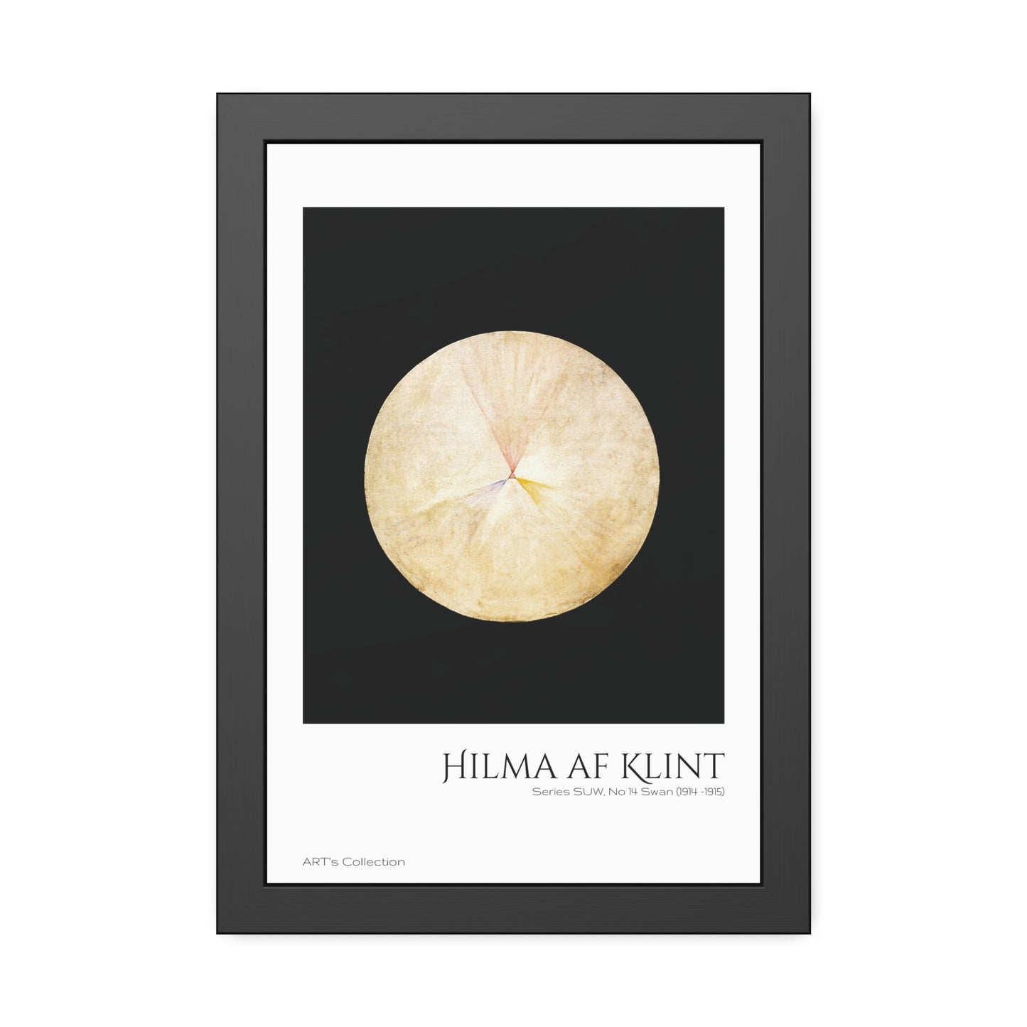 Series SUW, No 14 Swan (1914 -1915) by Hilma af Klint / Affiche Encadrée série ART's Collection