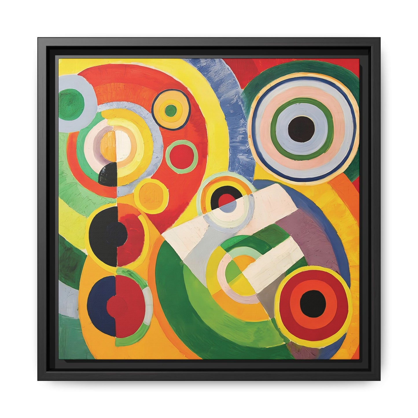 Rythme, Joie de vivre (1930) by Robert Delaunay / Toile encadrée sur caisse américaine
