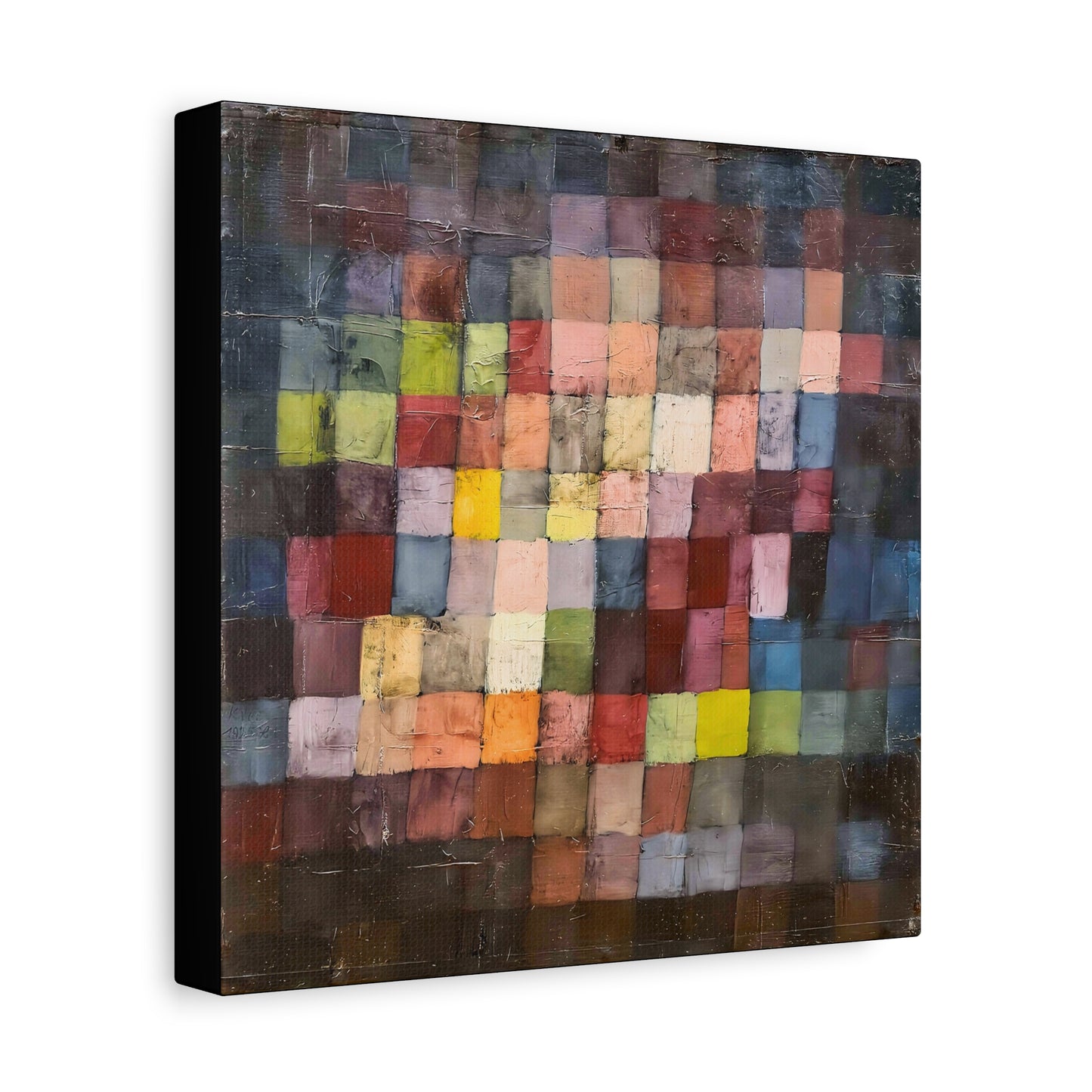 Ancient Sound (1925) by Paul Klee / Reproduction Fine Art sur Toile / Large Epaisseur 3.2 cm - 1.25 inch
