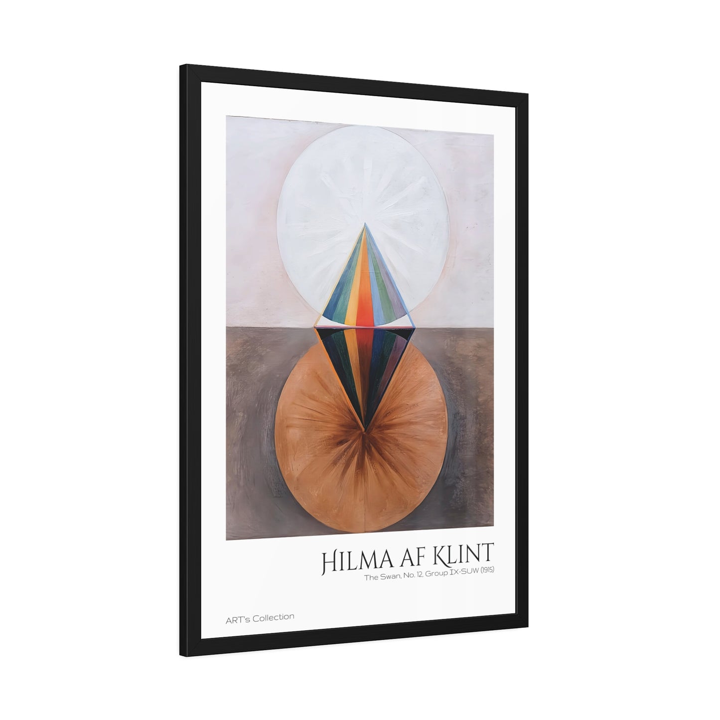 The Swan, No. 12, Group IX-SUW (1915) by Hilma af Klint / Affiche Encadrée série ART's Collection
