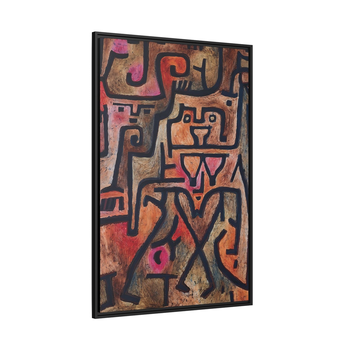 Forest Witches (1938) by Paul Klee / Toile encadrée sur caisse américaine