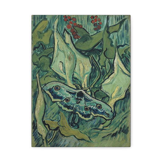 Emperor moth (1889) by Vincent van Gogh / Reproduction Fine Art sur Toile / Epaisseur 3,2cm - 1'25 po