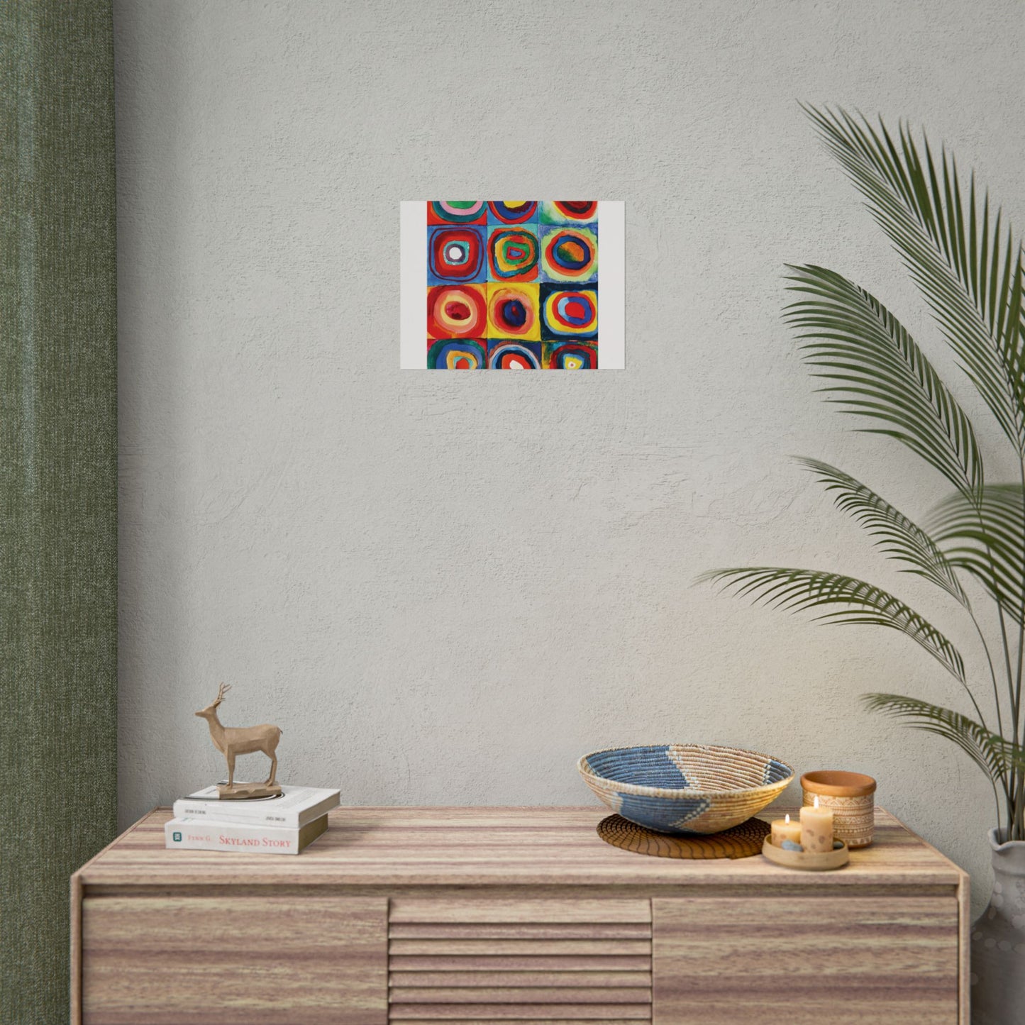 Quadrate mit konzentrischen Ringen (1913) by Wassily Kandinsky / Affiche imprimée - Série ART's Collection