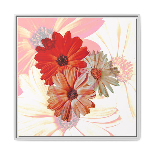 Collection Signature "FLORAL Numéro 18" sur Toile encadrée avec caisse américaine