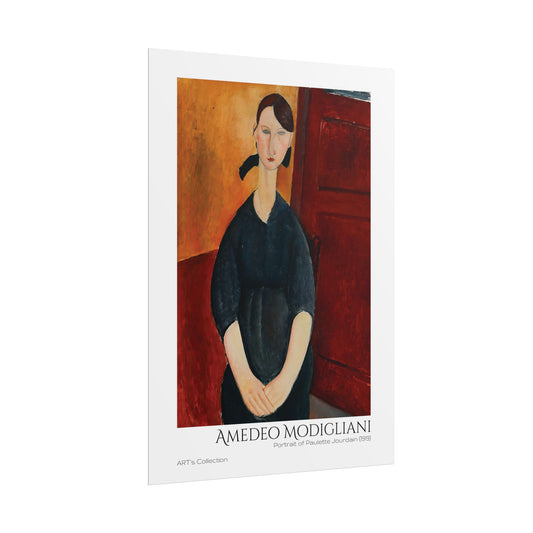 Portrait of Paulette Jourdain (1919) by Amedeo Modigliani / Affiche imprimée - Série ART's Collection