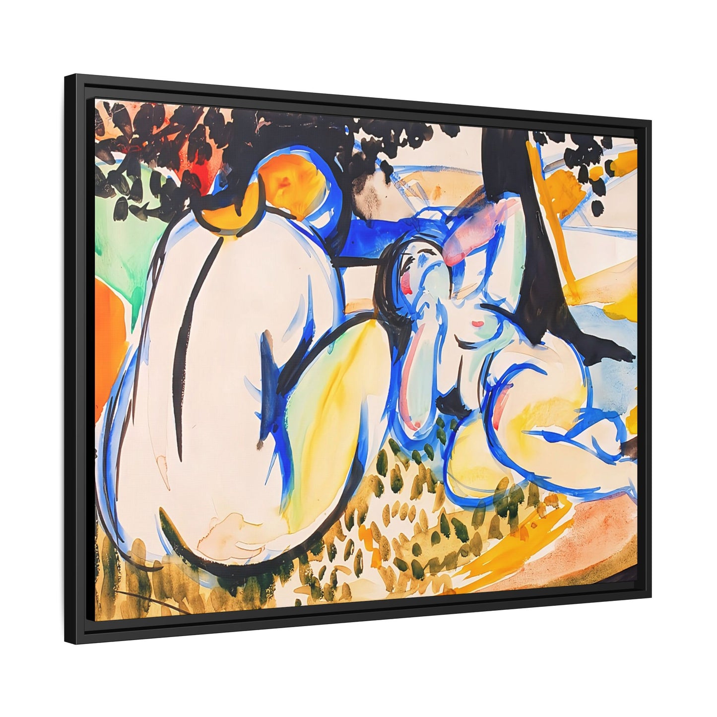 Nudes (1915-1918) by Henry Lyman Saÿen / Toile encadrée sur caisse américaine