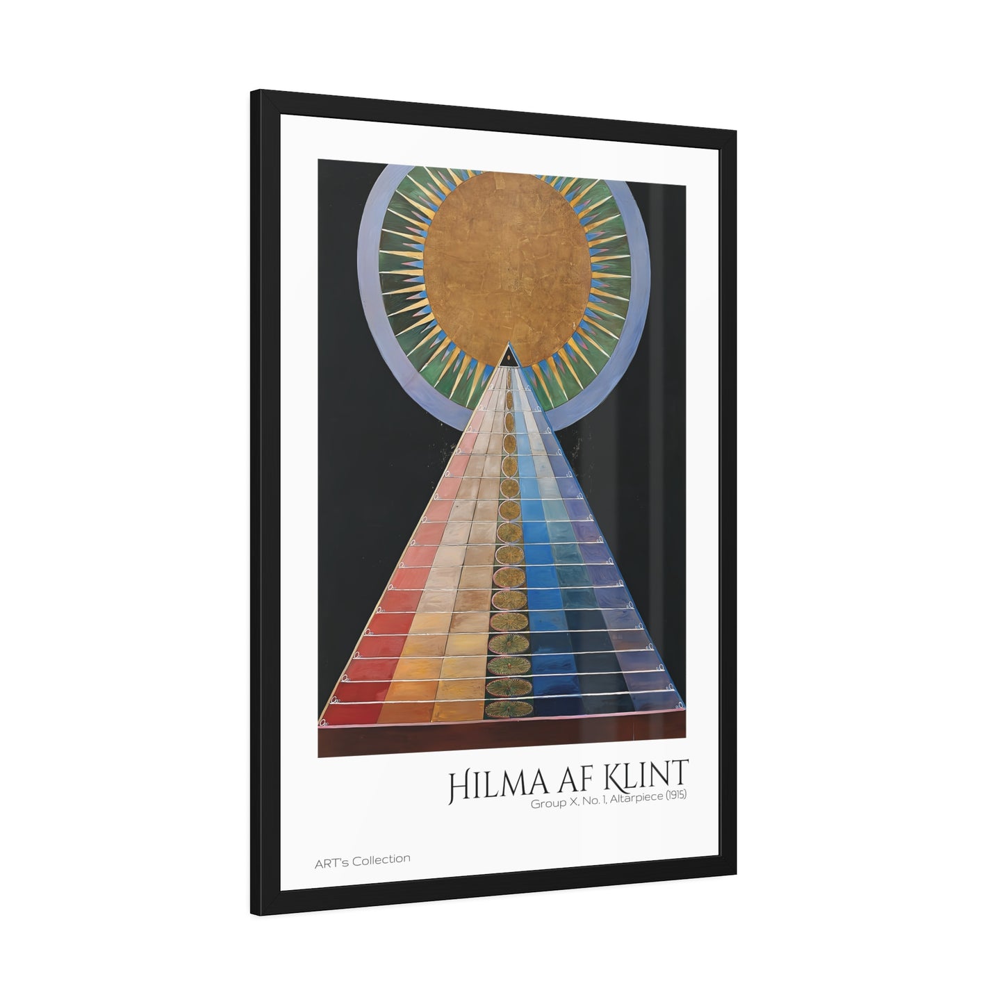 Group X No 1 Altarpiece (1915) by Hilma af Klint / Affiche Encadrée série ART's Collection
