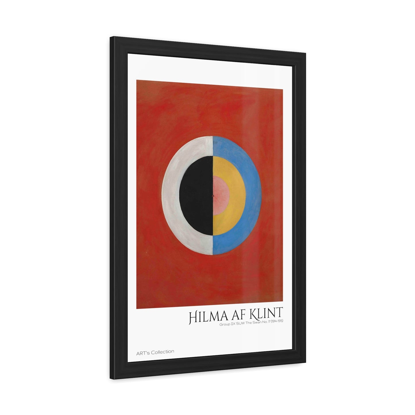 Group IX,SUW, No. 17. The Swan, No. 17 (1914-1915) by Hilma af Klint / Affiche Encadrée série ART's Collection