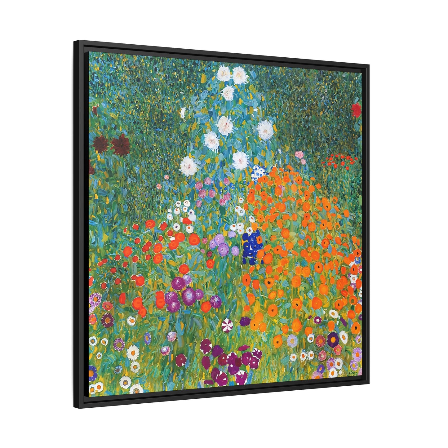 Cottage Garden (1905-1907) by Gustav Klimt / Toile encadrée sur caisse américaine