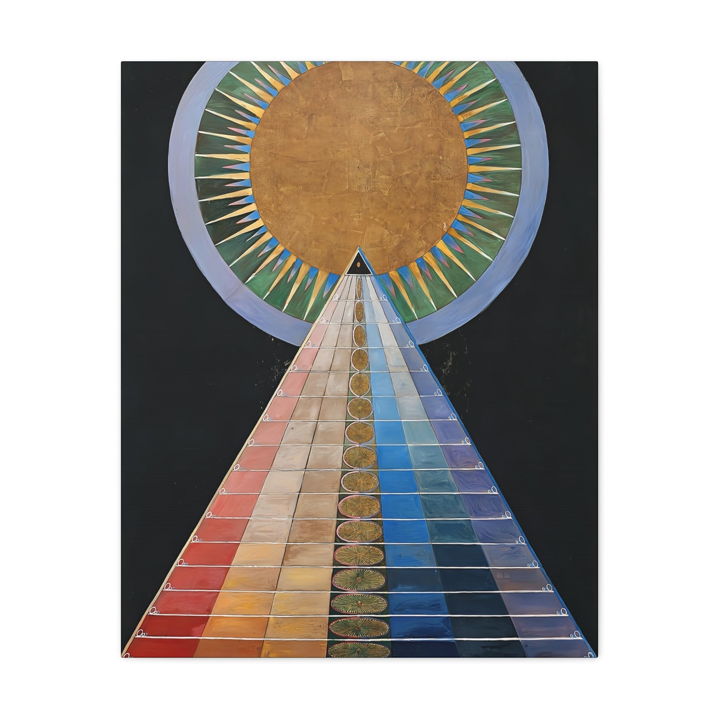 Altarpiece No. 1 Group X (1915) by Hilma af Klint / Reproduction Fine Art sur Toile / Epaisseur 3.2 cm - 1.25 inch