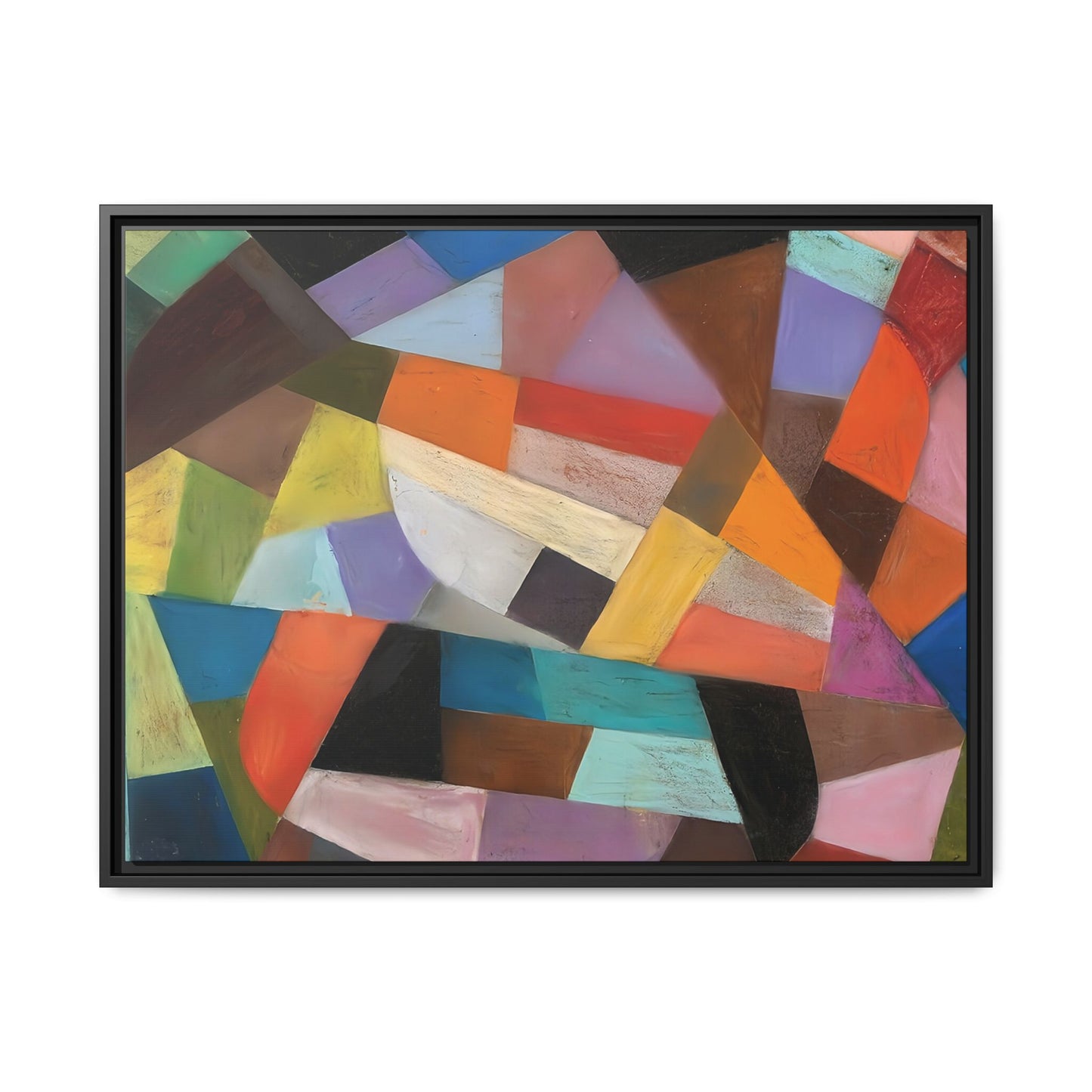Untitled (1938) by Otto Freundlich / Toile encadrée sur caisse américaine