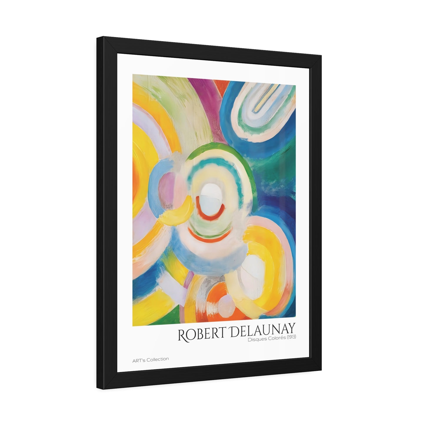 Disques Colorés (1913) by Robert Delaunay / Affiche Encadrée série ART's Collection