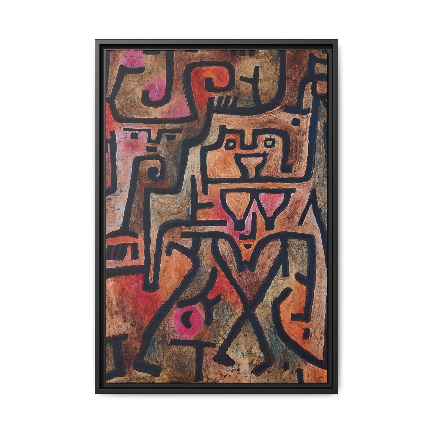 Forest Witches (1938) by Paul Klee / Toile encadrée sur caisse américaine