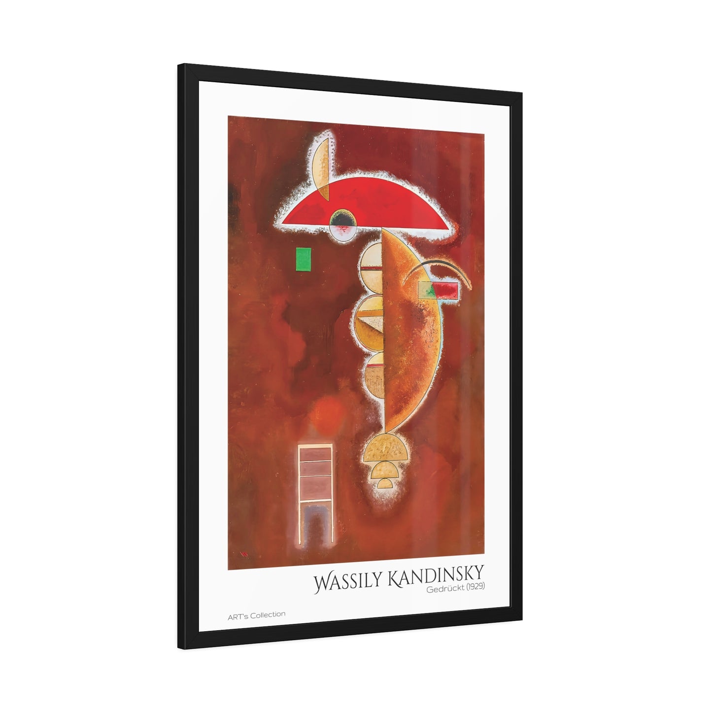 Gedrückt (1929) by Wassily Kandinsky / Affiche Encadrée série ART's Collection