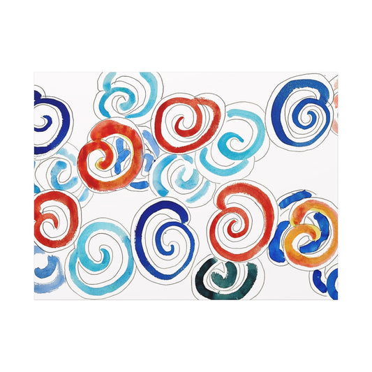 Escargots (1953) by Henri Matisse / Reproduction Fine Art sur Toile / Flanc Large Epaisseur 3.2 cm - 1.25 inch