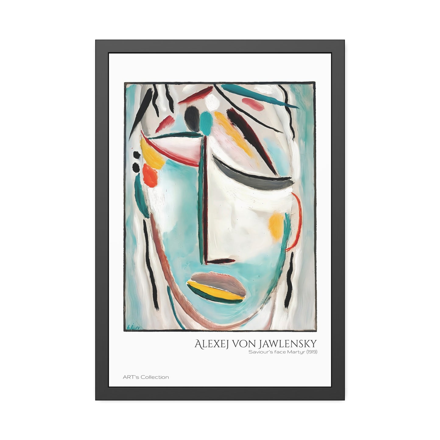Saviour's face Martyr (1919) by Alexej von Jawlensky / Affiche Encadrée série ART's Collection