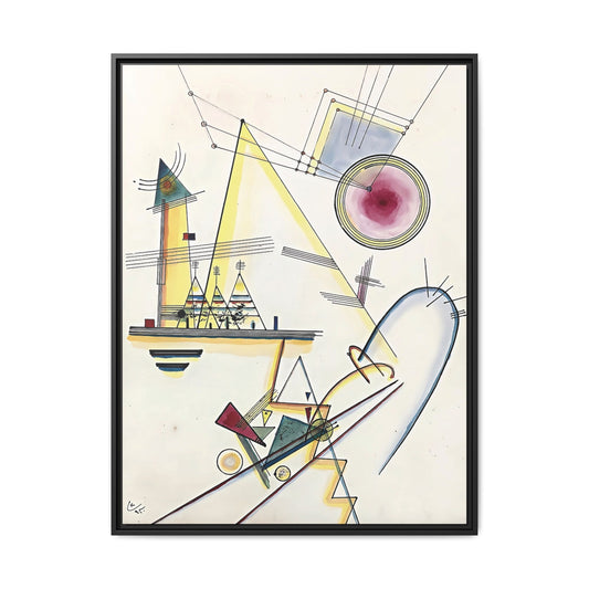 Wassily Kandinsky / Delicate Soul (1925) / Toile encadrée sur caisse américaine