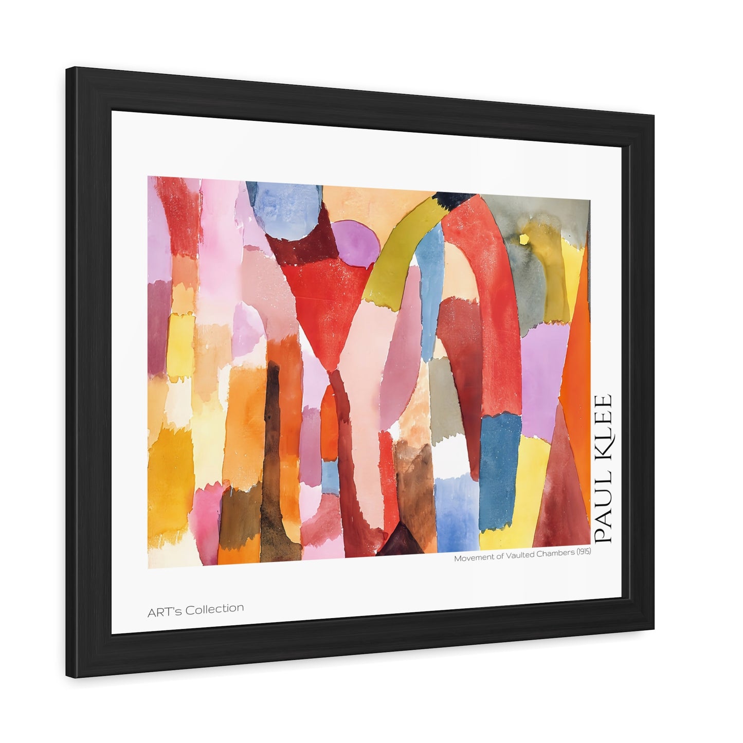 Movement of Vaulted Chambers (1915) by Paul Klee / Affiche Encadrée série ART's Collection