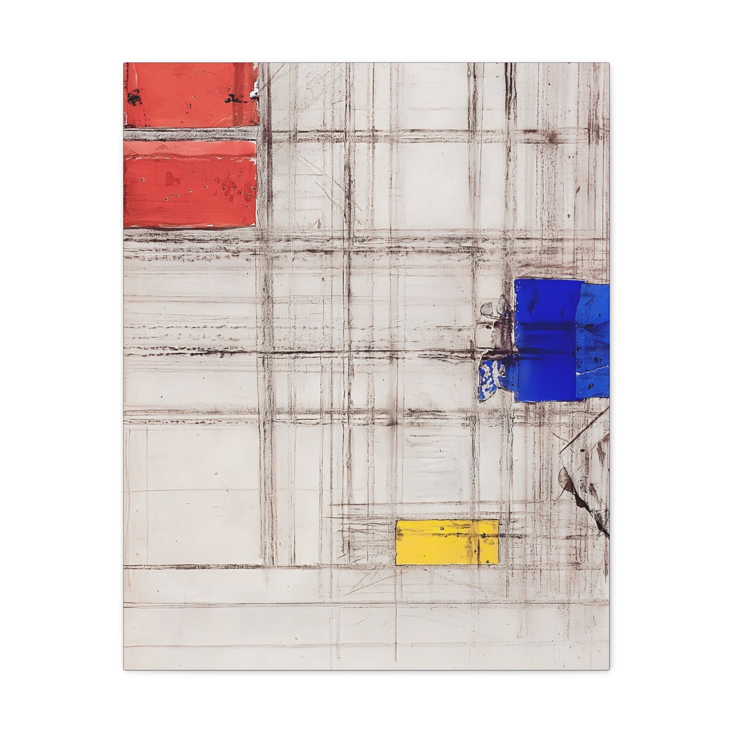 Study for a Composition (1940 -1941) by Piet Mondrian / Reproduction Fine Art sur Toile / Epaisseur 3,2cm - 1'25 po
