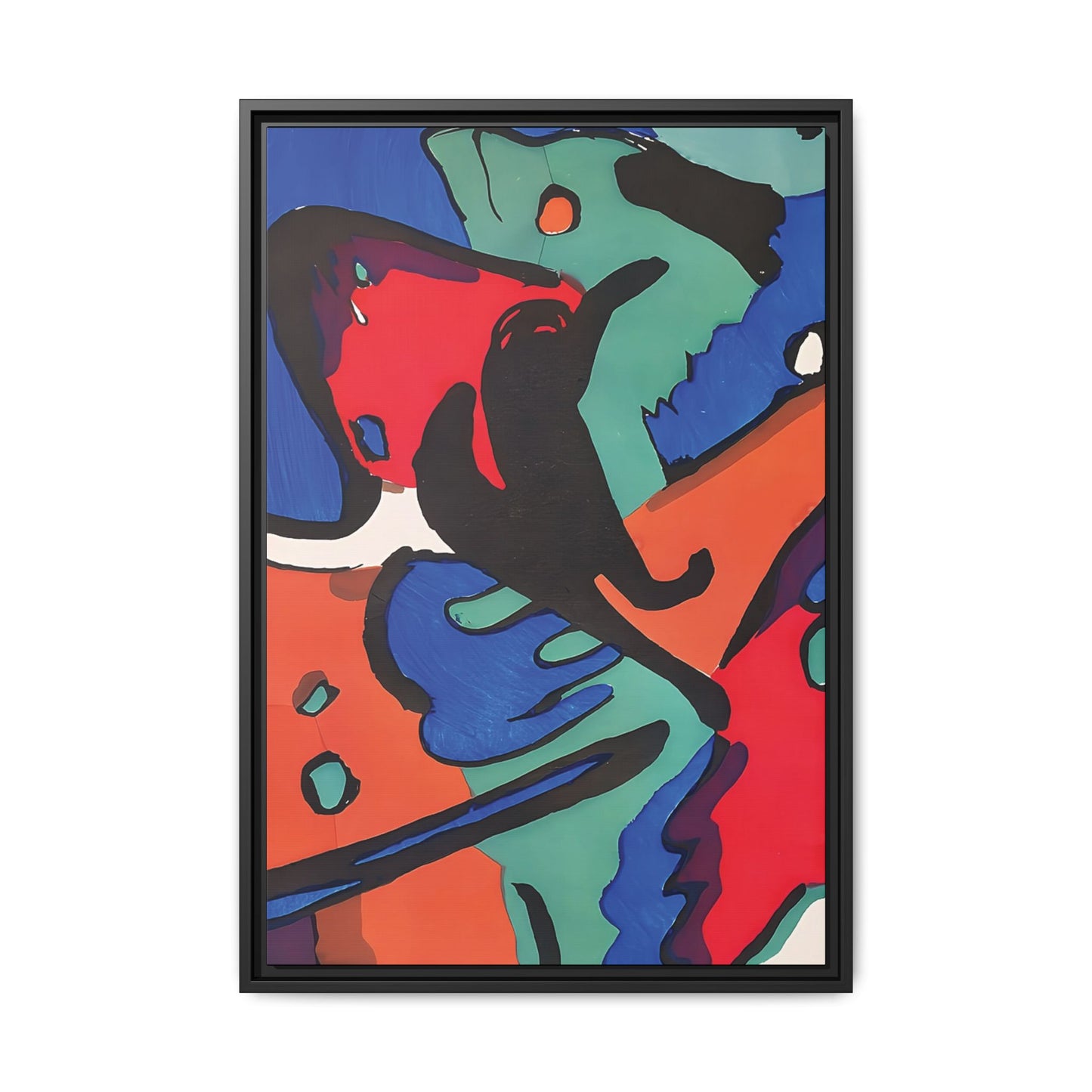 Wassily Kandinsky / Le Cavalier Bleu (1912) / Toile encadrée sur caisse américaine