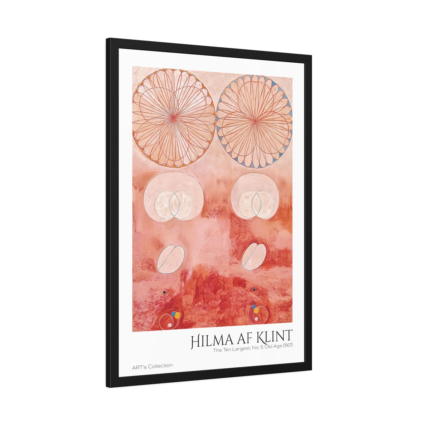 The Ten Largest, No. 9, Old Age (1907) by Hilma af Klint / Affiche Encadrée série ART's Collection