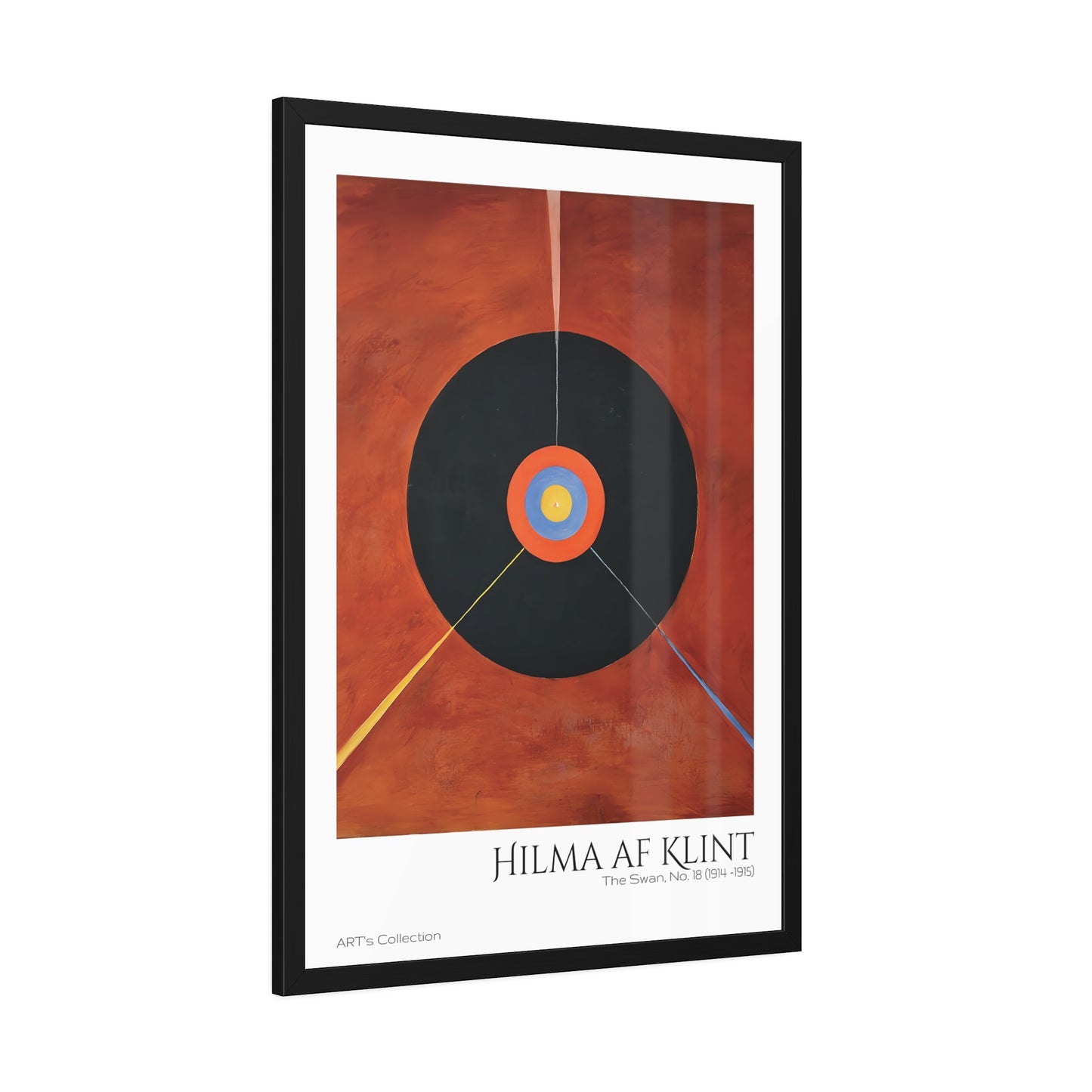 The Swan, No. 18 (1914 -1915) by Hilma af Klint / Affiche Encadrée série ART's Collection
