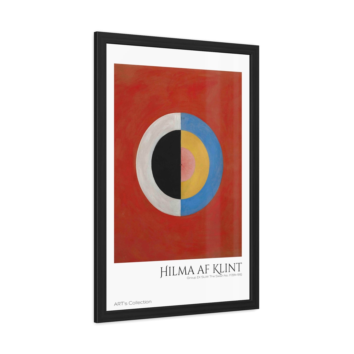 Group IX,SUW, No. 17. The Swan, No. 17 (1914-1915) by Hilma af Klint / Affiche Encadrée série ART's Collection