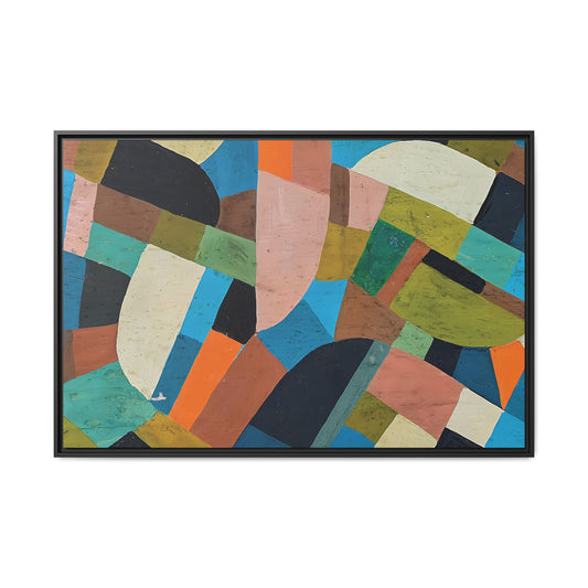 Petite Composition (Circa 1937) by Otto Freundlich / Toile encadrée sur caisse américaine