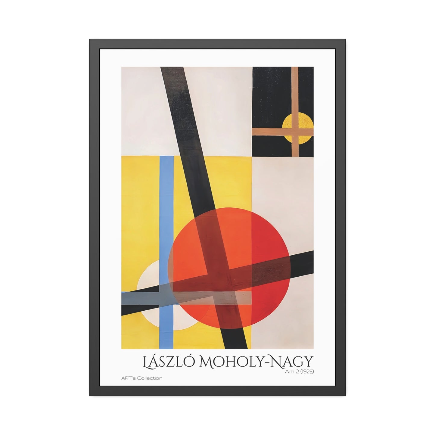 Am 2 (1925) by László Moholy-Nagy / Affiche Encadrée série ART's Collection