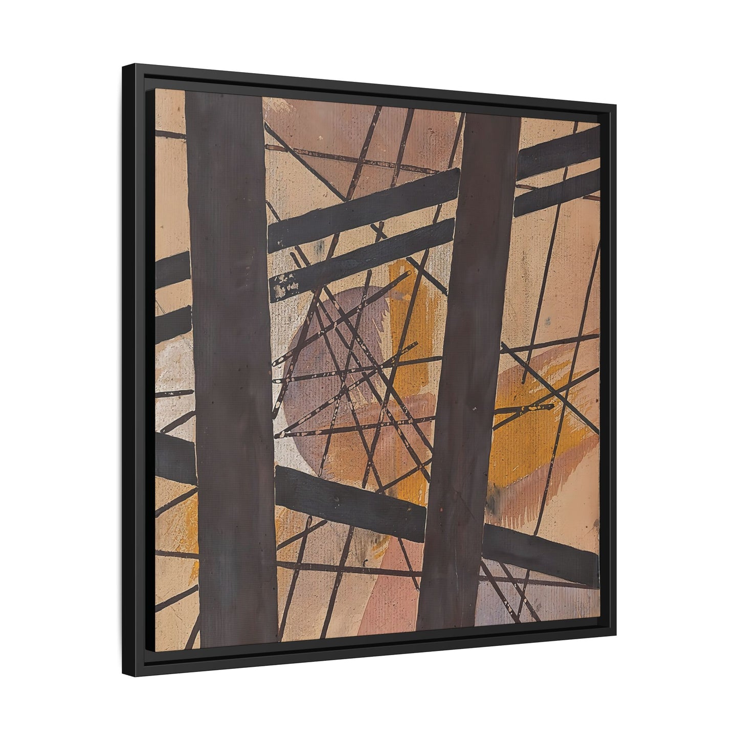 Raum-Kraft Komposition (1921-22) by Lyubov Popova / Toile encadrée sur caisse américaine