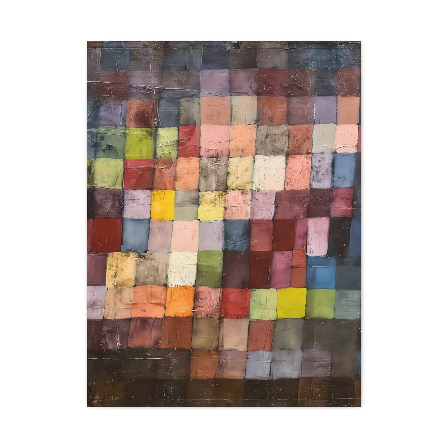 Ancient Sound (1925) by Paul Klee / Reproduction Fine Art sur Toile / Large Epaisseur 3.2 cm - 1.25 inch