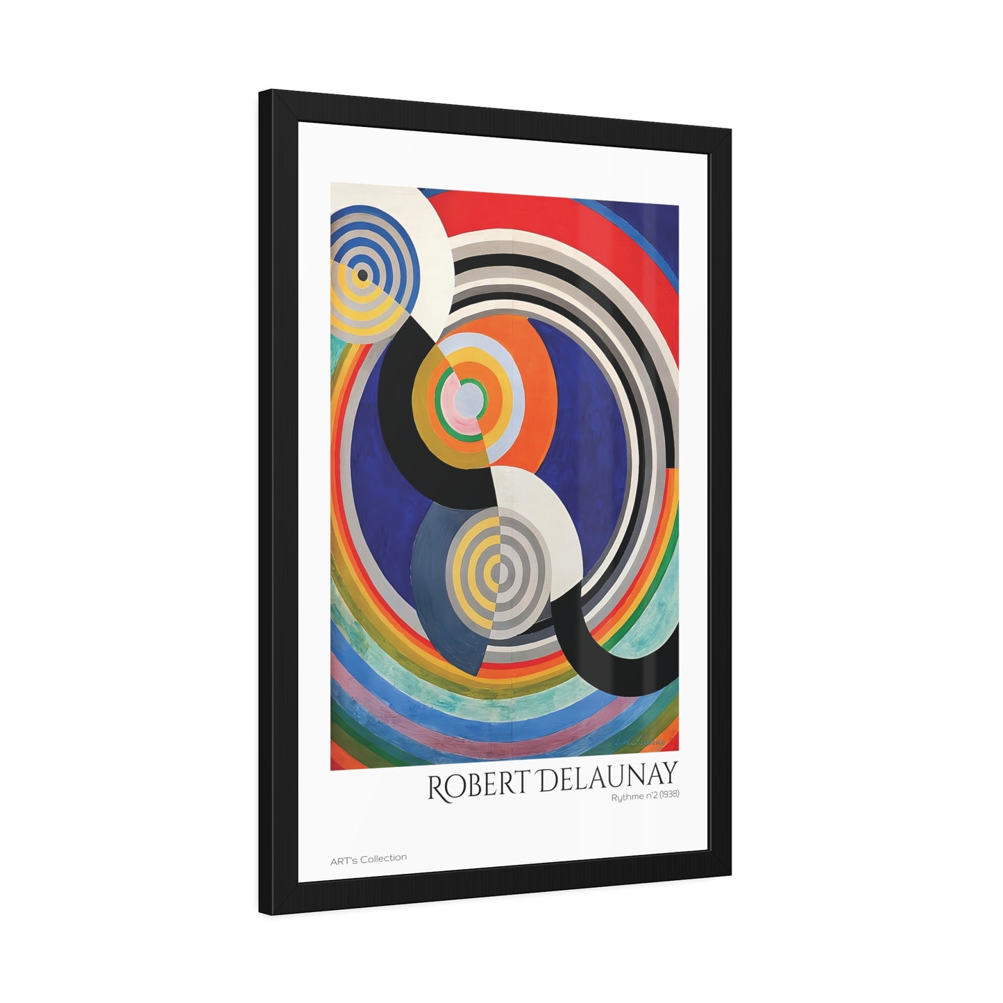 Rythme N.2 (1938) by Robert Delaunay / Affiche Encadrée série ART's Collection