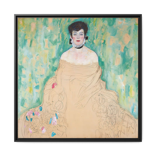Amalie Zuckerkandl (1917) by Gustav Klimt / Toile encadrée sur caisse américaine