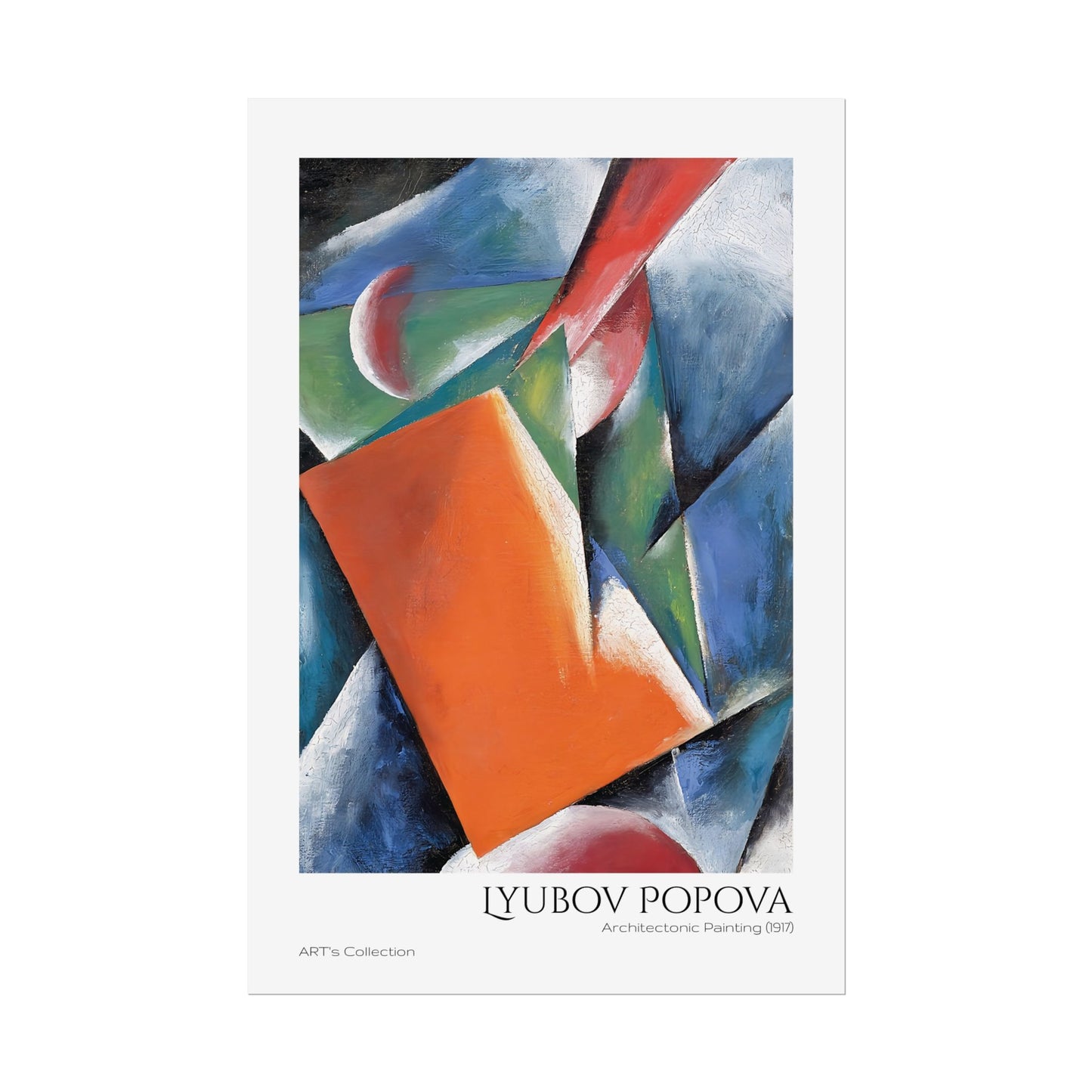 Architectonic Painting (1917) by Lyubov Popova / Affiche imprimée - Série ART's Collection