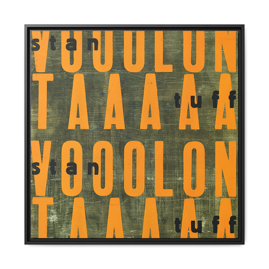 Parole in liberta - futuriste olfattive tattili-termiche Pl. 10 (1932) by Filippo Tommaso / Toile encadrée sur caisse américaine