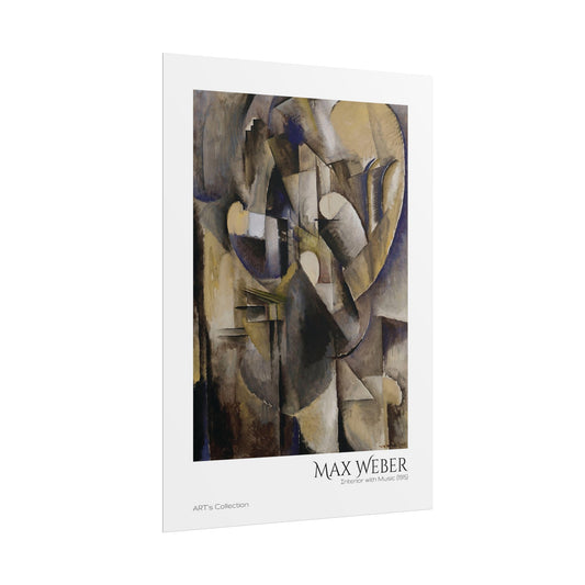 Interior with Music (1915) by Max Weber / Affiche imprimée - Série ART's Collection