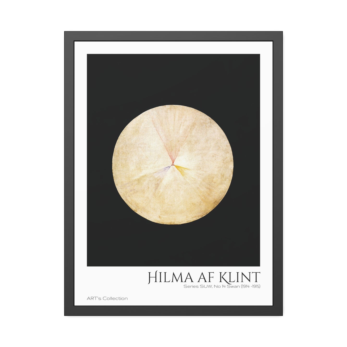 Series SUW, No 14 Swan (1914 -1915) by Hilma af Klint / Affiche Encadrée série ART's Collection