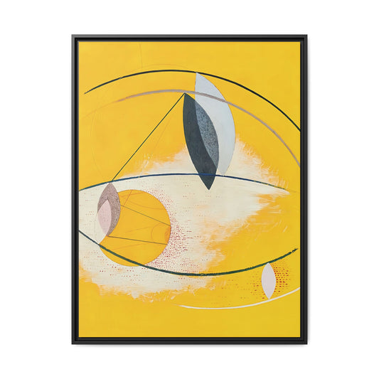 Gal Ab I (1930) by László Moholy-Nagy / Toile encadrée sur caisse américaine