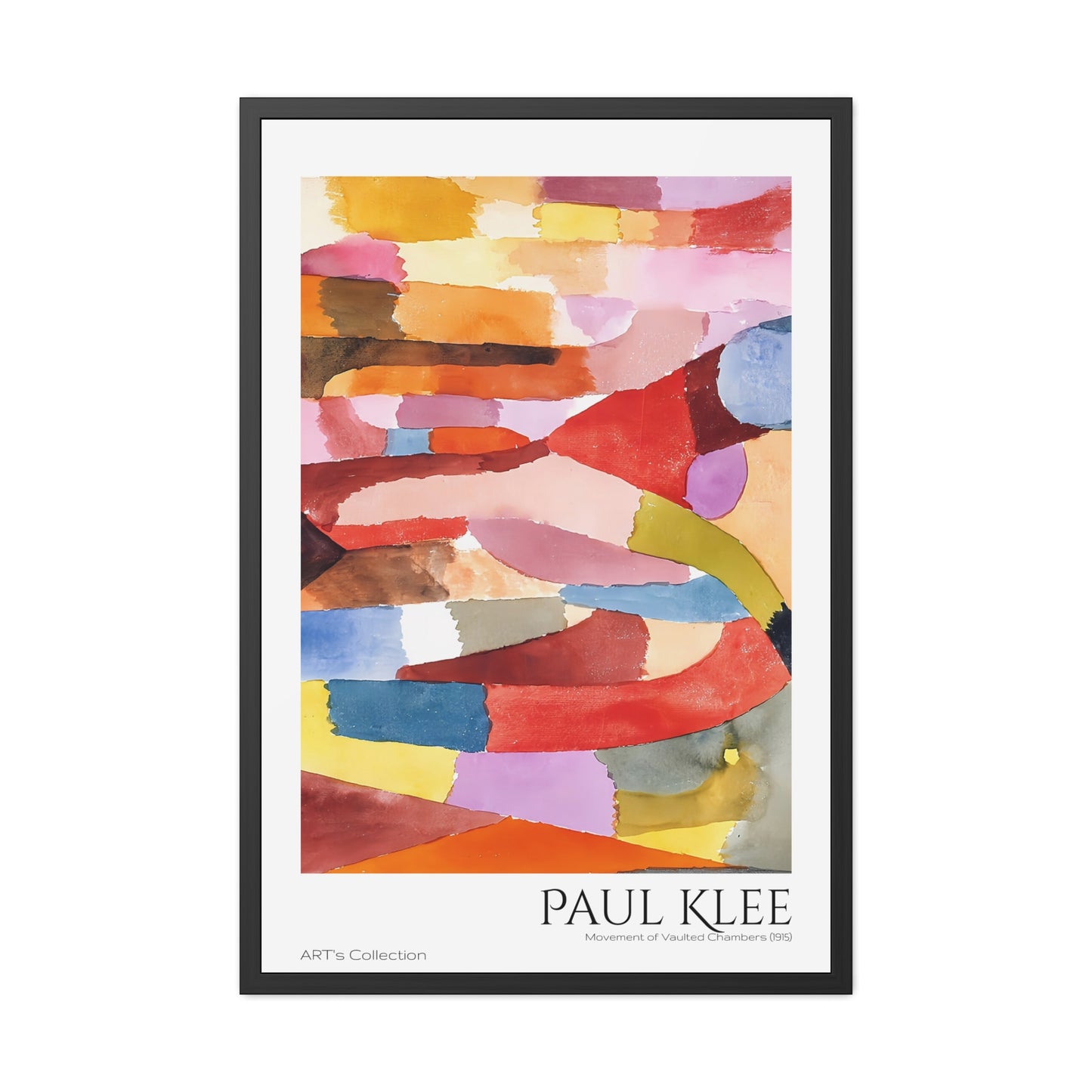 Movement of Vaulted Chambers (1915) by Paul Klee / Affiche Encadrée série ART's Collection