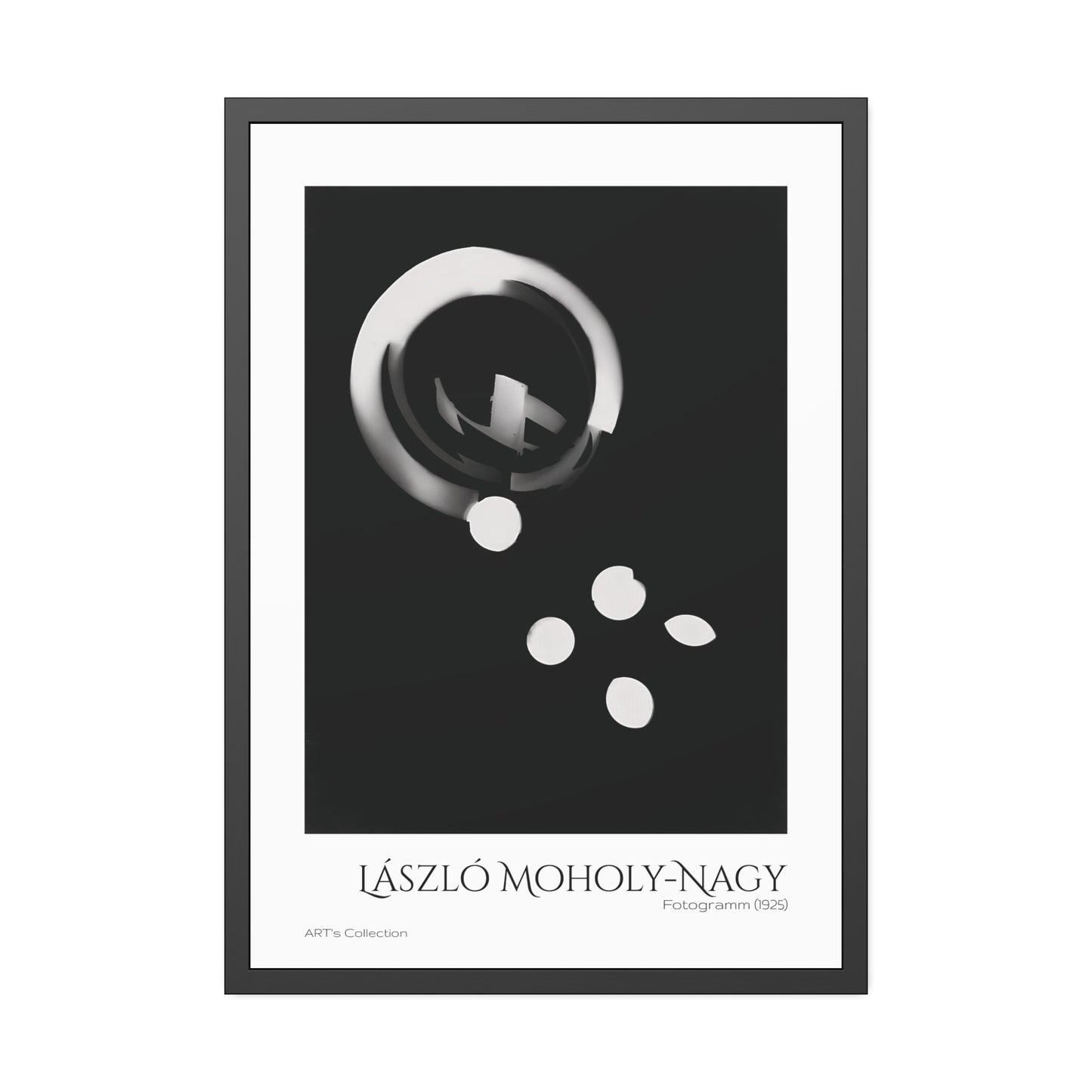 Fotogramm (1925) by László Moholy-Nagy / Affiche Encadrée série ART's Collection