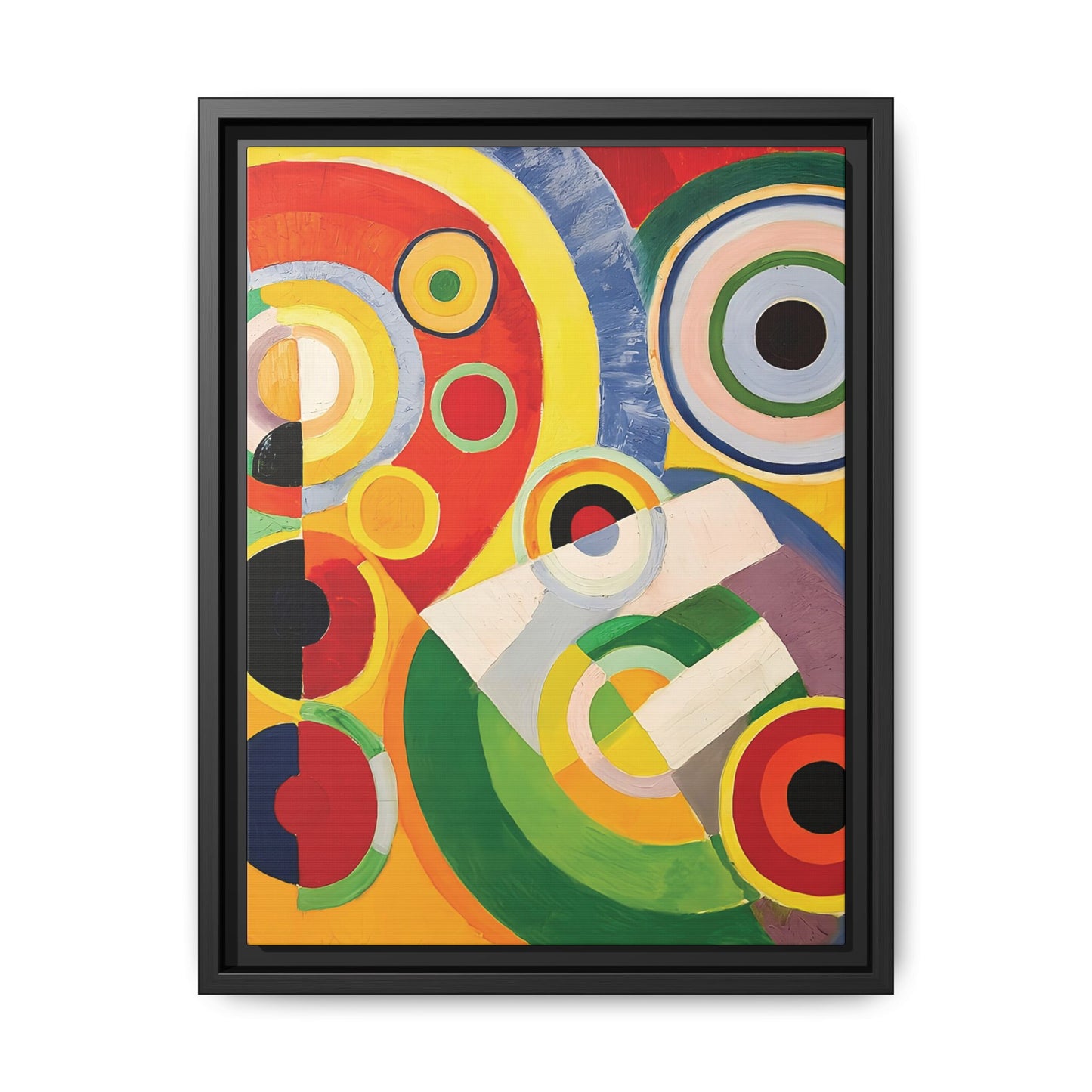 Rythme, Joie de vivre (1930) by Robert Delaunay / Toile encadrée sur caisse américaine