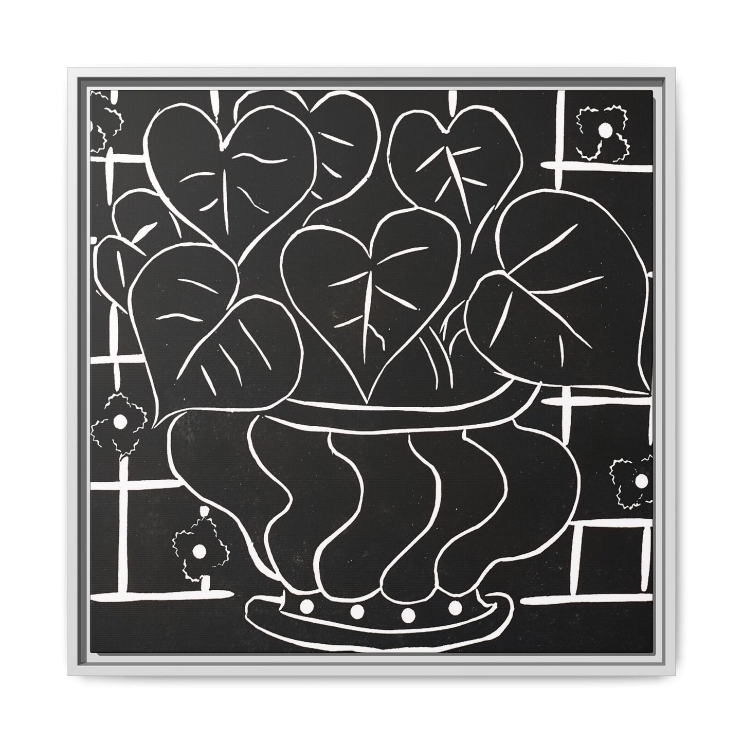 Corbeille de bégonias I (1938) by Henri Matisse / Toile encadrée sur caisse américaine
