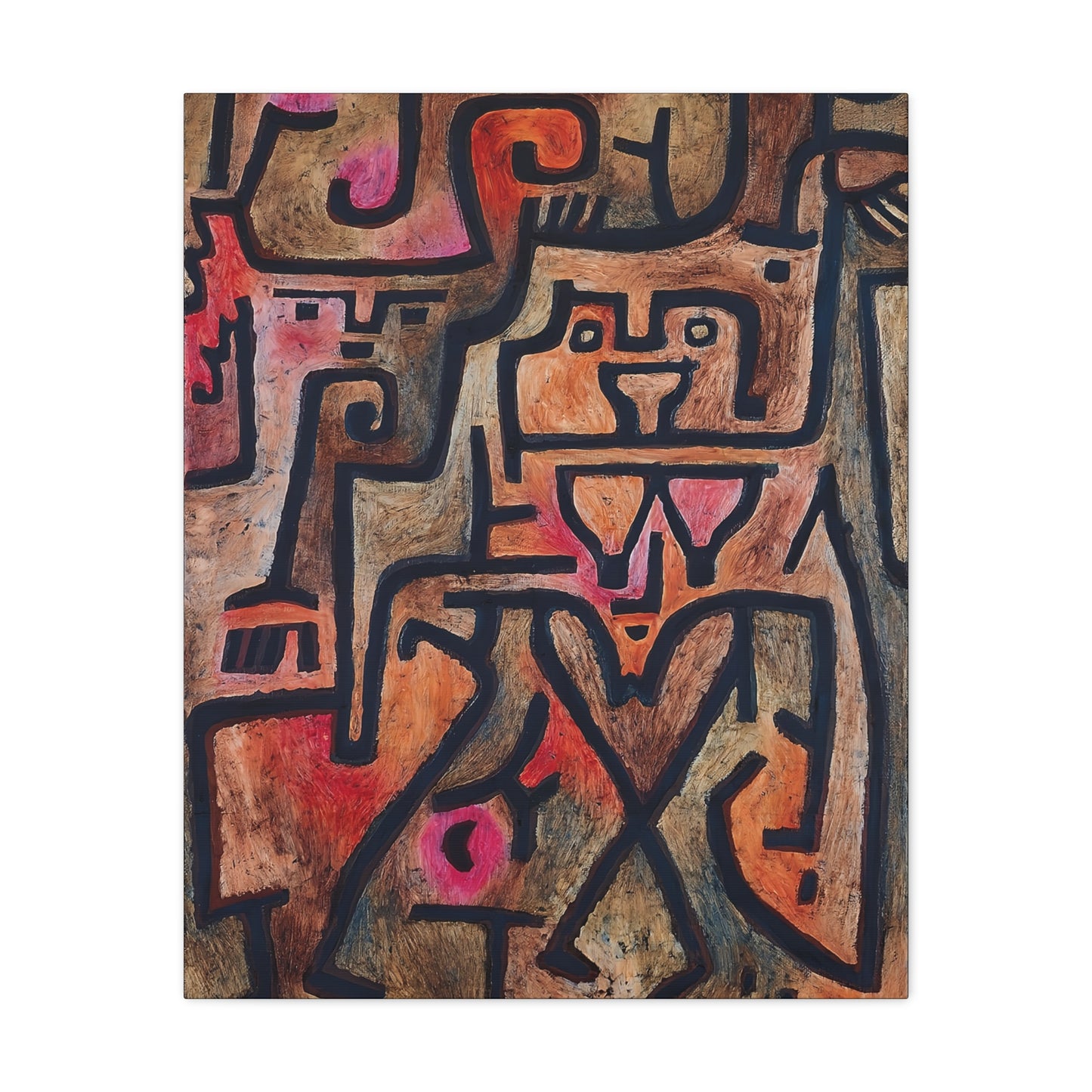 Forest Witches (1938) by Paul Klee / Reproduction Fine Art sur Toile / Epaisseur 3,2cm - 1'25 po