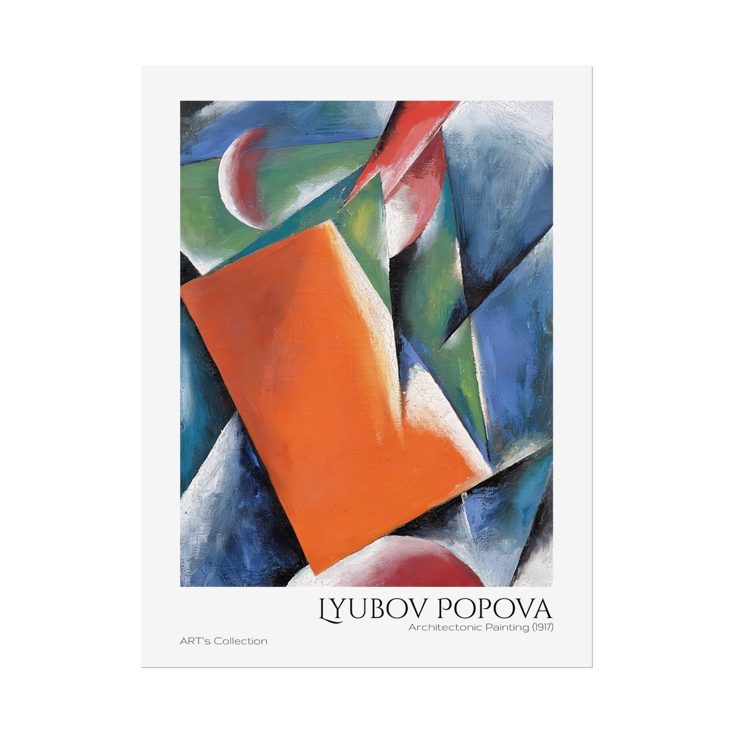 Architectonic Painting (1917) by Lyubov Popova / Affiche imprimée - Série ART's Collection