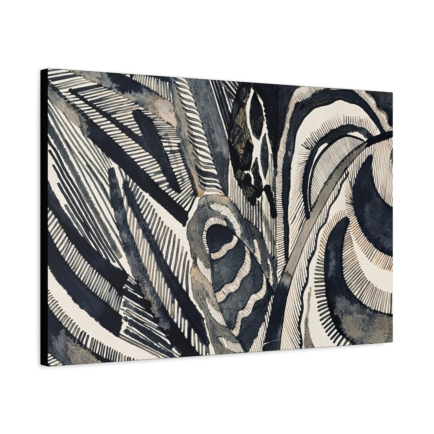 Landschaft (1918) by Otto Freundlich / Reproduction Fine Art sur Toile / Epaisseur 3.2 cm - 1.25 inch