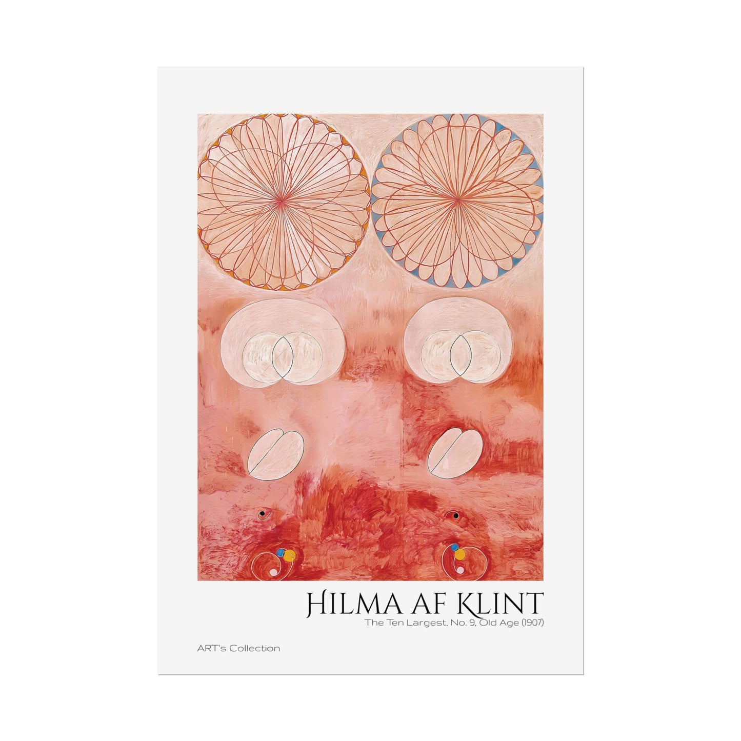 The Ten Largest, No. 9, Old Age (1907) by Hilma af Klint / Affiche imprimée - Série ART's Collection