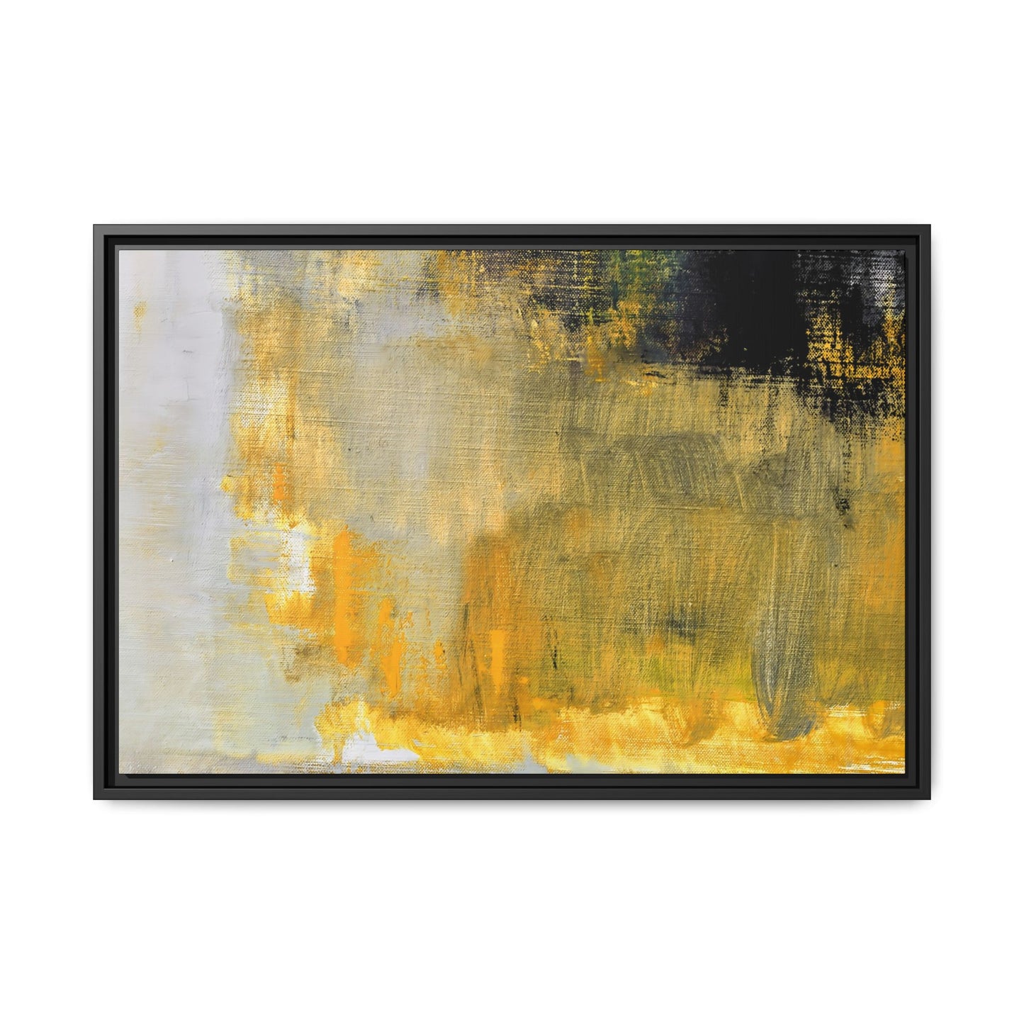 Tableau Contemporain Wheat Field "Série Sign Collections" / Toile encadrée sur caisse américaine
