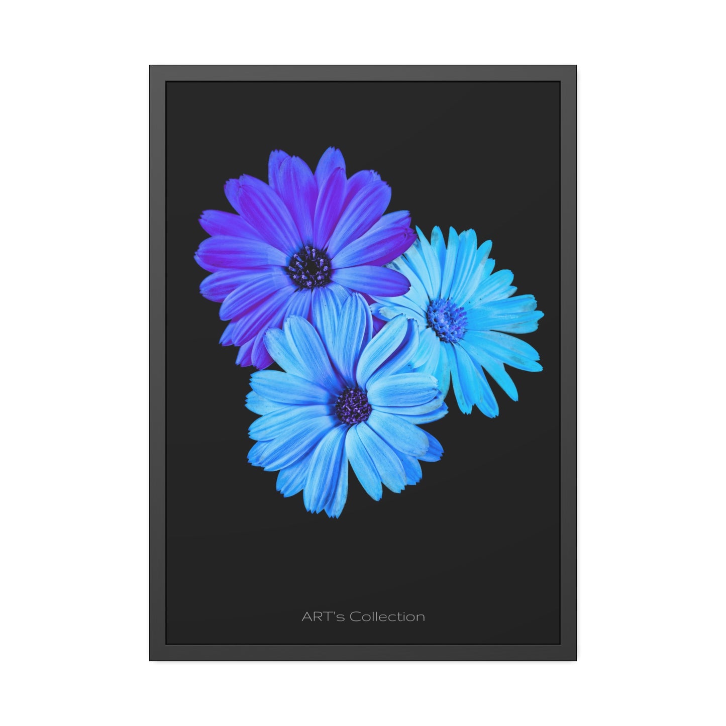 Collection Signature "FLORAL Numéro 2" sur Affiche Encadrée série ART's Collection